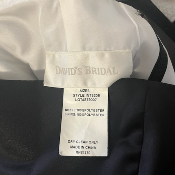 Black Gown w Rhinestones - Picture 5 of 5